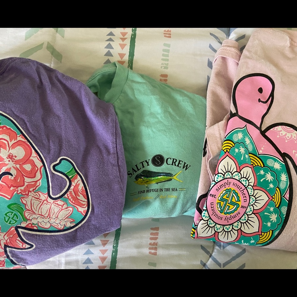 3 Simply Southern Shirts Bundle